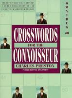 Crosswords for the Connoisseur #08 cover
