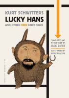 Lucky Hans and Other Merz Fairy Tales cover
