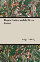 Doctor Dolittle And The Green Canary cover