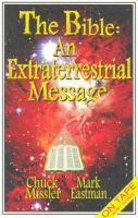 The Bible: An Extra-Terrestrial Message cover