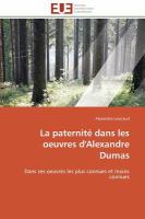 La Paternité Dans les Oeuvres d'Alexandre Dumas cover