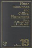 Phase Transitions and Critical Phenomena (volume19) cover