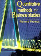 Quantitative Methods for Business Studies cover