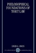 Philosophical Foundations of Tort Law cover