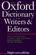 The Oxford Dictionary for Writers and Editors cover