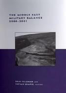 The Middle East Military Balance 2000-2001 cover