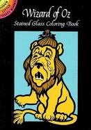 Wizard of Oz Stained Glass Coloring Book cover