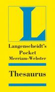 Langenscheidt Pocket Merriam-Webster Thesaurus cover