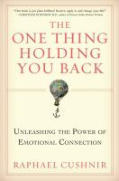 The One Thing Holding You Back cover