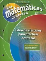 Math Connects, Concepts, Skills, and Problems Solving, Course 3, Spanish Skills Practice Workbook cover