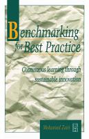 Benchmarking for Best Practice cover
