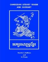 Cambodian Literary Readers and Glossary cover