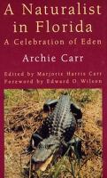 A Naturalist in Florida: A Celebration of Eden cover