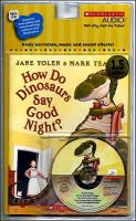 How Do Dinosaurs Say Good Night cover