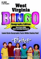 West Virginia Bingo Geography Edition cover