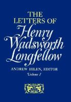 The Letters of Henry Wadsworth Longfellow 1866-1874 cover