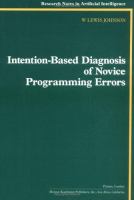 Intention-Based Diagnosis of Novice Programming Errors cover