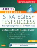 Saunders 2014-2015 Strategies for Test Success : Passing Nursing School and the NCLEX Exam cover