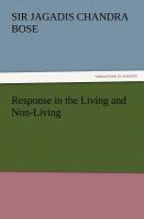 Response in the Living and Non-Living cover