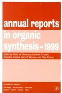 Annual Reports in Organic Synthesis, 1999 cover