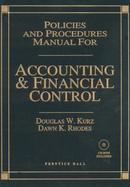 Policies and Procedures Manual for Accounting and Financial Control with CDROM cover