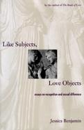 Like Subjects, Love Objects Essays on Recognition and Sexual Difference cover
