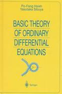 Basic Theory of Ordinary Differential Equations cover