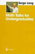 Math Talks for Undergraduates cover