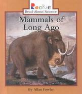 Mammals of Long Ago cover
