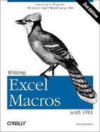 Writing Excel Macros With Vba cover