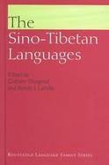 The Sino-Tibetan Languages cover