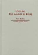 Deleuze The Clamor of Being cover