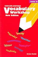 Vocabulary Workshop Level D Workbook (9th Grade) cover