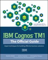 IBM Cognos TM1 The Official Guide cover
