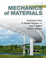 Loose Leaf Version for Mechanics of Materials cover