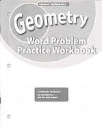 Geometry, Word Problems Practice Workbook cover