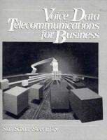 Voice/Data Telecommunications for Business cover