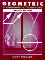Geometric Dimensioning and Tolerancing cover