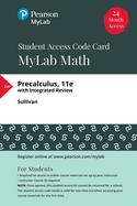 MyLab Math with Pearson eText Access Code (24 Months) for Precalculus cover