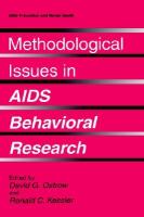 Methodological Issues in AIDS Behavioral Research cover