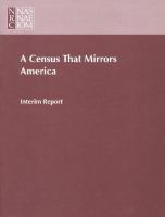 A Census That Mirrors America Interim Report cover