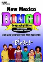 New Mexico Bingo Geography Edition cover