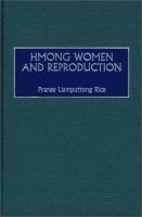 Hmong Women and Reproduction cover
