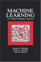 Machine Learning An Artificial Intelligence Approach (volume1) cover