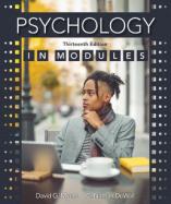 Psychology in Modules, 13E cover