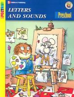 Letters and Sounds Preschool cover