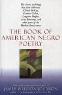 The Book of American Negro Poetry, cover