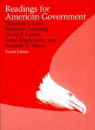 American Government: With Readings cover