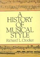 A History of Musical Style cover