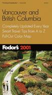 Fodor's Vancouver and British Columbia cover